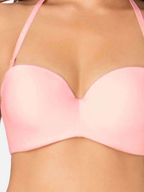 Pink-Solid-Underwired-Lightly-Padded-Everyday-Bra D